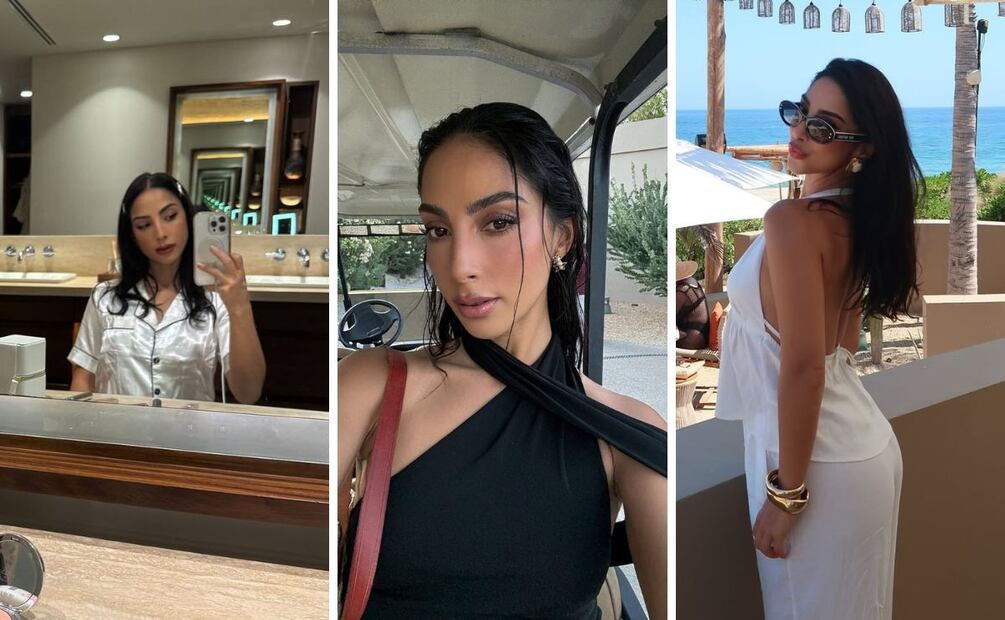 Looks de María Chacón en su viaje con Dior Beauty. Foto: Instagram @oficialmariachacon