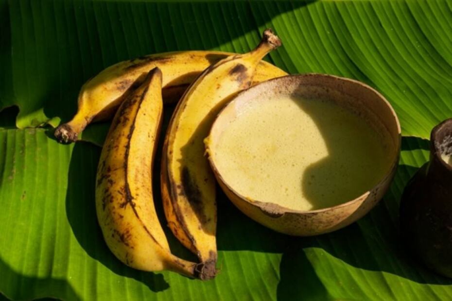 Prepara este rico atole de plátano con solo dos ingredientes