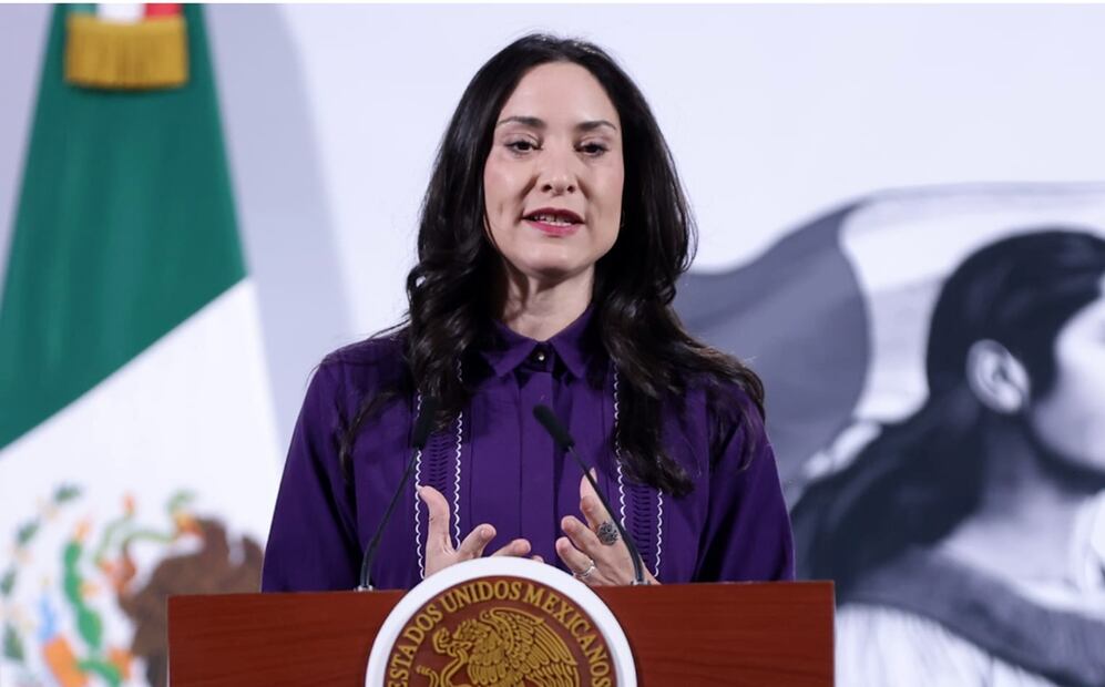 La secretaria de Cultura, Claudia Curiel de Icaza, presentó las actividades culturales del Año de Mujeres Indígenas; incluye conciertos, exposiciones, y eventos imersivos en diversos complejos del país. Foto: Fernanda Rojas/EL UNIVERSAL
