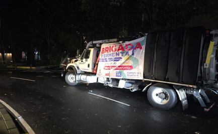Brigada Tormenta atendió 10 incidentes por lluvias en la alcaldía Cuauhtémoc; continúan operativos de desazolve en la demarcación