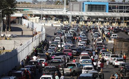 Reabre garita de San Ysidro al tránsito vehicular tras incidentes