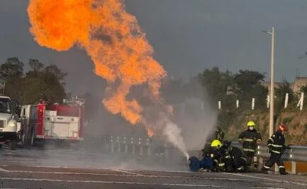 Vuelca pipa en la México-Puebla, cierran autopista en ambos sentidos; consulta las rutas alternas