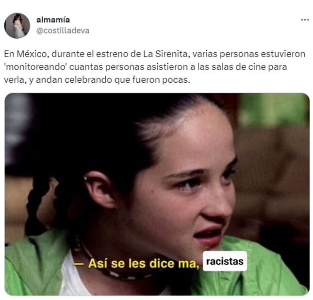 Usuaria exhibe presunto "monitoreo" de "La sirenita". Foto: Twitter. @costilladeva