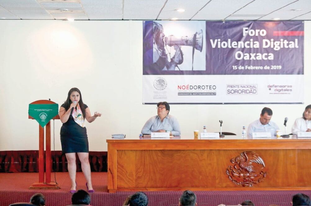 Olimpia Coral Melo Cruz, fundadora del Frente Nacional para la Sororidad, explicó que a nivel nacional, se han encontrado más de 300 casos de explotación sexual digital. (MARIO MARTÍNEZ. EL UNIVERSAL)