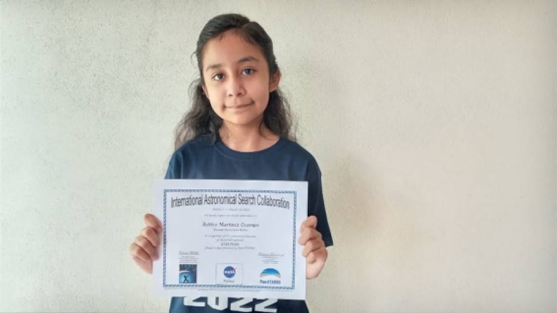 Primera niña mexicana en descubrir un asteroide tendrá la oportunidad de darle un nombre; “Me siento muy orgullosa de mí misma”, dijo