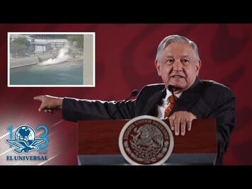 Confirma AMLO derrame de ácido en Mar de Cortés