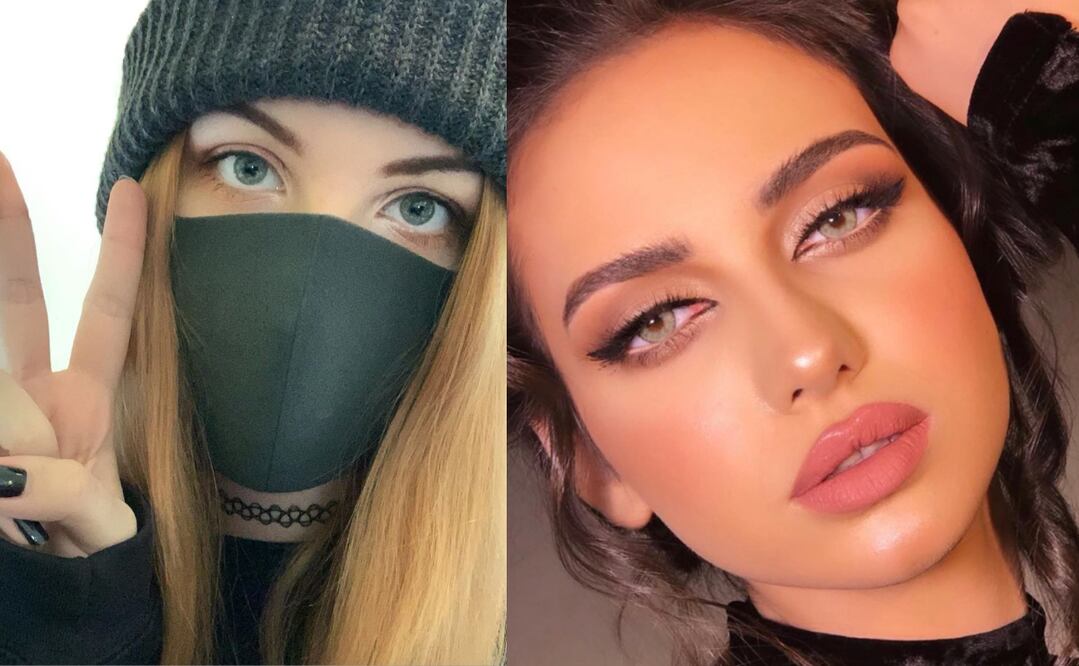 Usar cubrebocas no debería arruinar tu maquillaje. Foto: Instagram