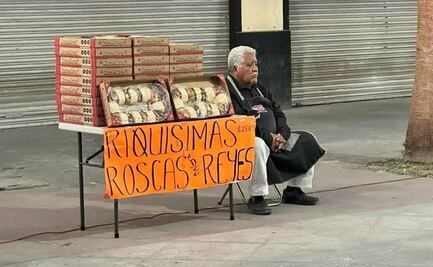 Adulto mayor sorprendente al no vender ni una rosca de reyes; historia se viraliza y esto ocurre