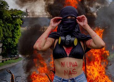 El riesgo de violencia sexual que corren las mujeres que participan en las protestas de Colombia