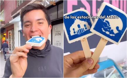 De Bellas Artes hasta Zócalo: las paletas "tururú" con iconografía de estaciones del Metro CDMX