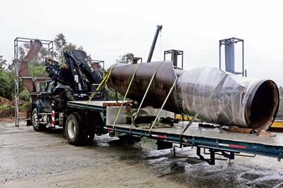 Concluye retiro de esculturas por tren México-Toluca