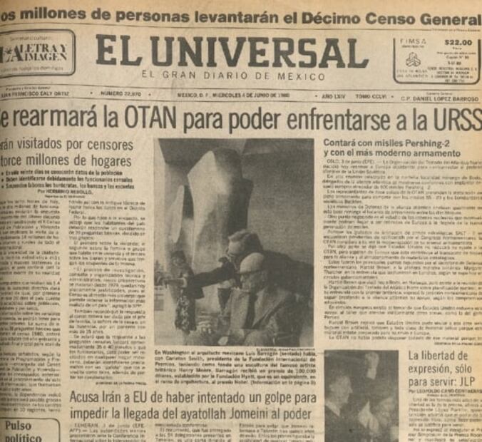 El discurso íntegro que Luis Barragán dio al ganar el Premio Pritzker, en 1980