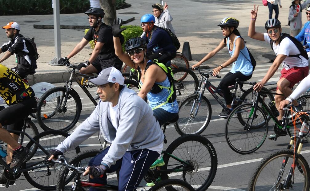 Paseo ciclista. Foto: EL UNIVERSAL