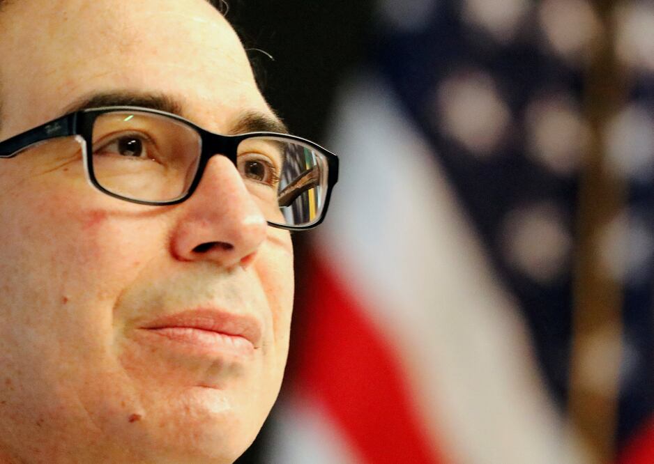 El Secretario del Tesoro de Estados Unidos, Steven Mnuchin. Foto: Reuters