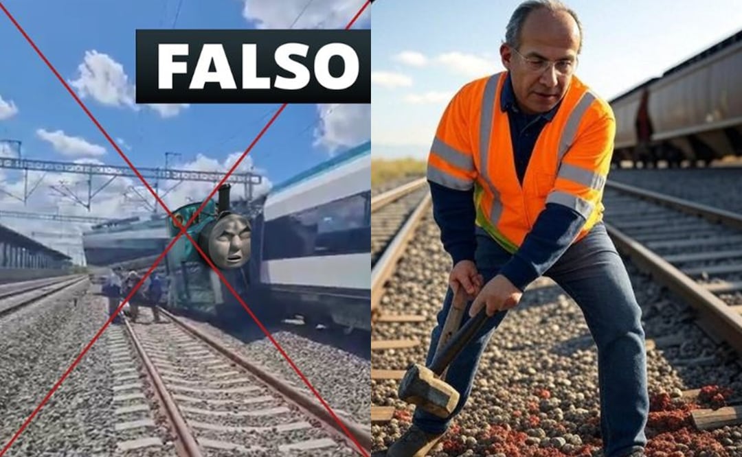 Los mejores memes que dejó el descarrilamiento del Tren Maya. Foto: Redes sociales