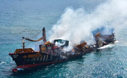 Buque con petróleo y químicos se hunde en las costas de Sri Lanka
