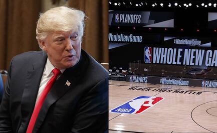 Trump acusa a la NBA de convertirse en "una organización política"