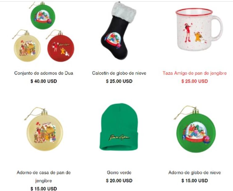 La ropa de Dua Lipa para Navidad