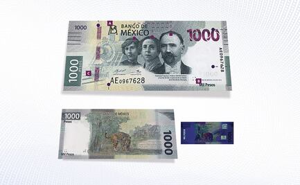 Conoce el diseño del nuevo billete de mil pesos y a sus "hermanos"