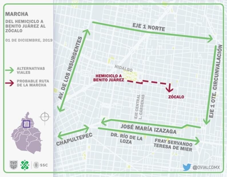 Desplegarán operativo de seguridad por AMLOFest y marchas