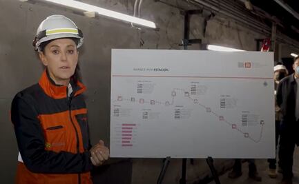 Sheinbaum afirma que van avanzados los trabajos de modernización de la Línea 1 del Metro
