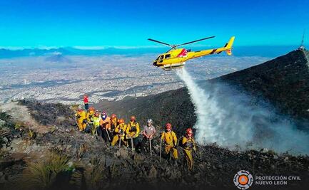 Sofocan incendio forestal en el Cerro de la Silla