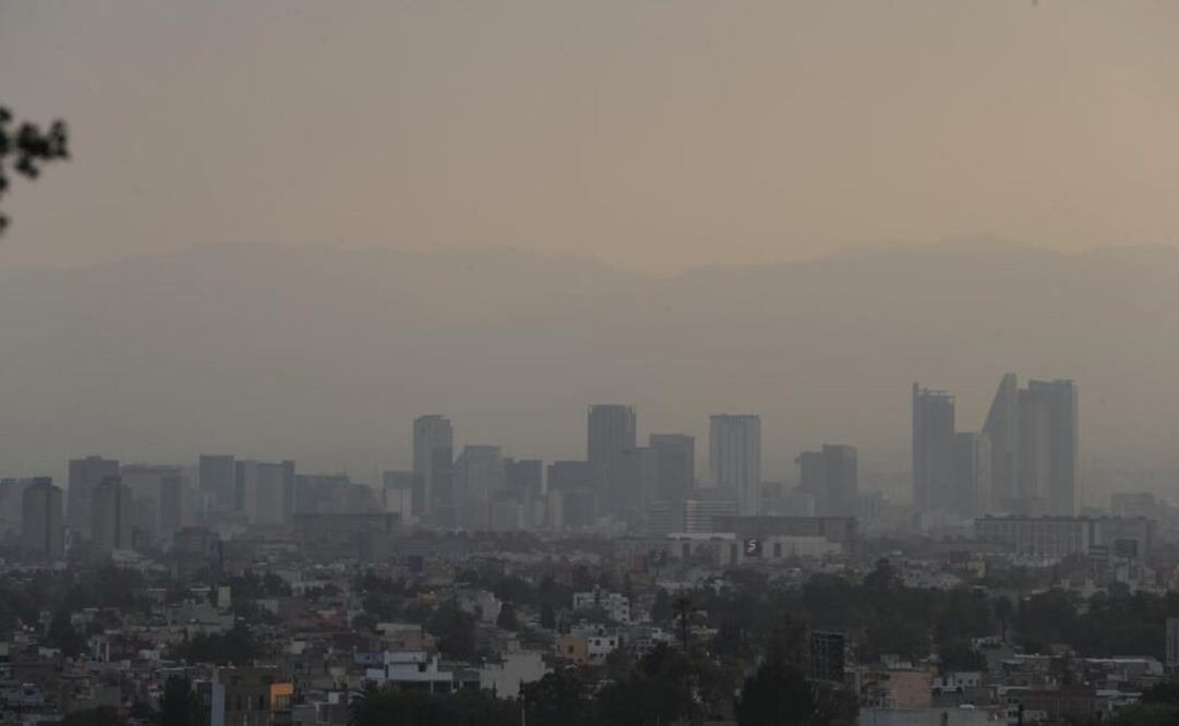 Contaminación en la Ciudad de México. Foto: Valente Rosas/EL UNIVERSAL