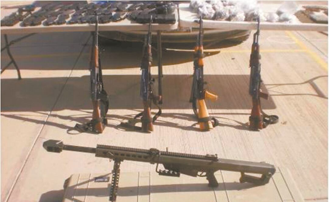 Los cárteles mexicanos son los que hacen mal uso de las armas, aduce el gremio armamentista de EU. Foto: Archivo/ EL UNIVERSAL.