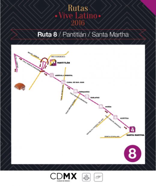 Anuncian transporte nocturno por Vive Latino