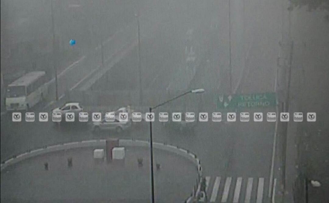 Neblina afecta vialidad en la México-Toluca y Cuajimalpa-Naucalpan