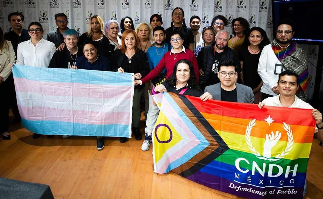 Colectivas trans y no binarias se reúnen con Rosario Piedra. Foto: Especial