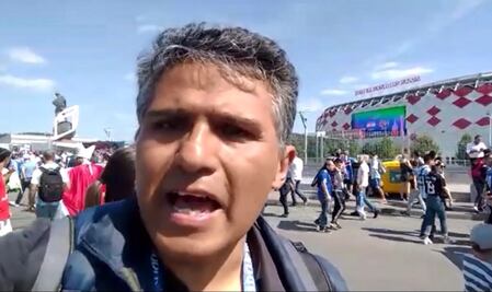 El color previo al Argentina vs Islandia