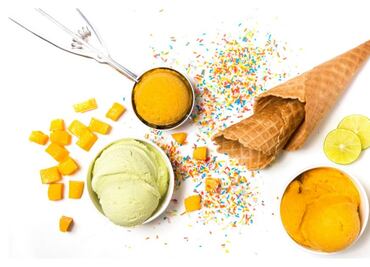 Prepara helados con los peques