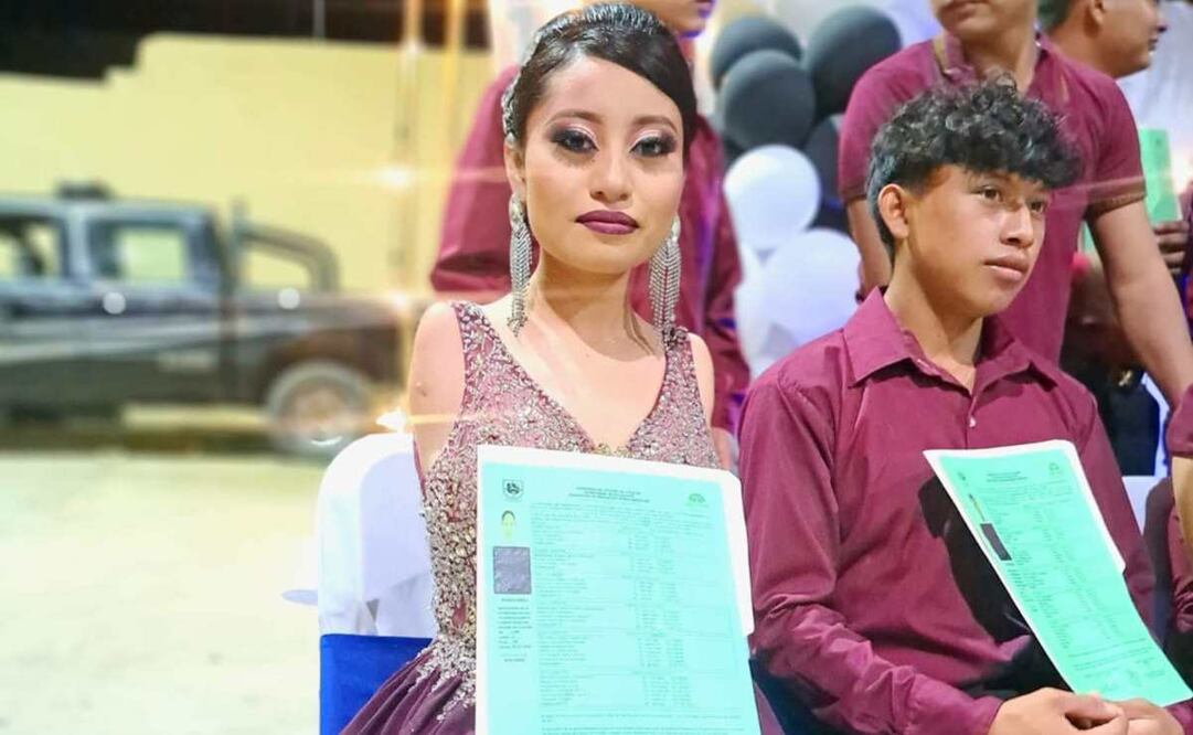 Melisa Canul Canul rechazada en el Centro Universitario de Valladolid, Yucatán. Foto: Especial