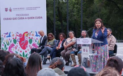 Brugada encabezó el arranque del programa “Ciudad que cuida a quienes cuidan” con apoyos económicos