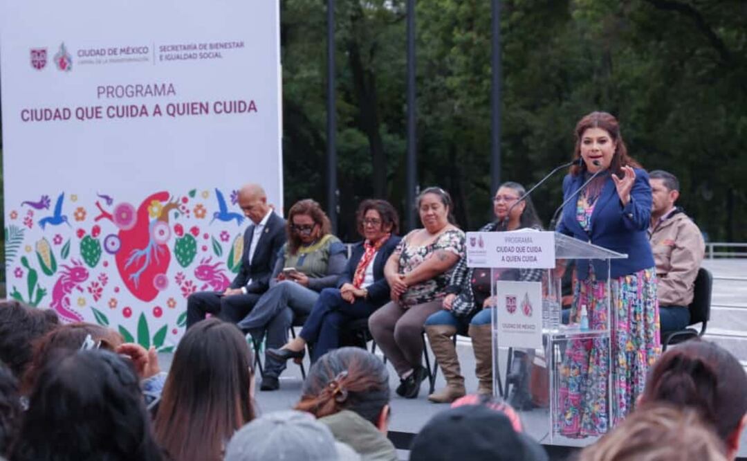 CDMX lanza programa “Ciudad que cuida a quienes cuidan” con apoyos económicos. Foto: Especial