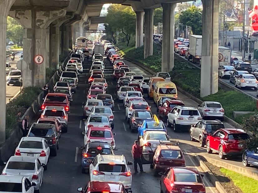 Periférico es una de las zonas más transitadas de la CDMX. Foto: Juan Carlos Williams/ EL UNIVERSAL