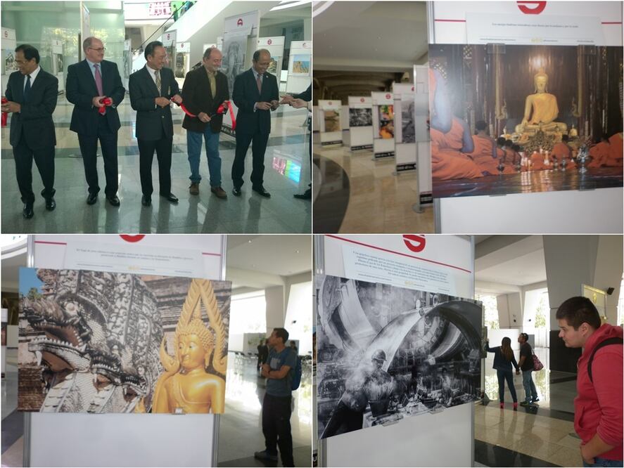 La exposición El Encanto de Tailandia estará abierta al público hasta el 6 de noviembre en la estación Buenavista (Fotos: Juan Manuel Barrera)