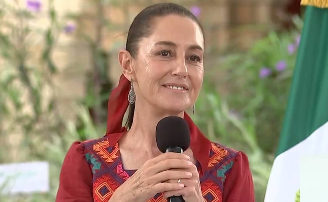 Claudia Sheinbaum acompaña al presidente López Obrador a su gira de trabajo en Nayarit  / Captura de pantalla