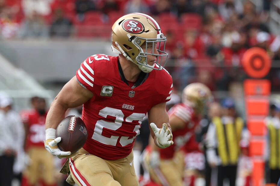 Christian McCaffrey con los 49ers de San Francisco - Foto: AP