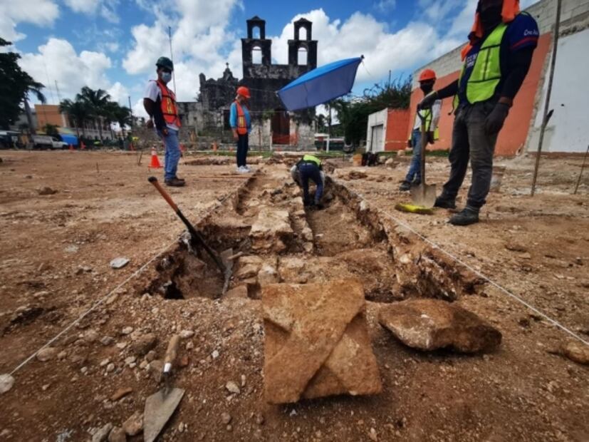 Encuentran en Chichén Itzá vestigios de construcciones de los siglos XVII y XIX