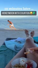 VIDEO: Thibaut Courtois no dejó de entrenar ni en su luna de miel