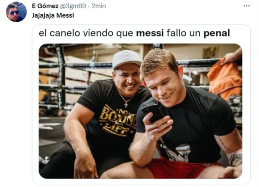 Messi falló un penalti y fue víctima de los memes