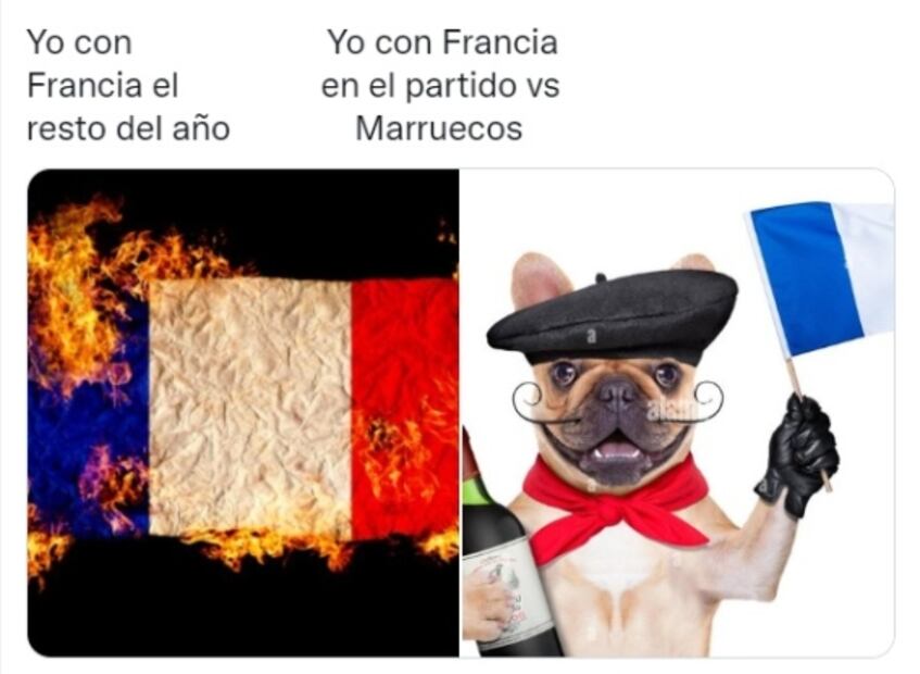 Francia arranca el sueño a Marruecos y provoca risas con los memes