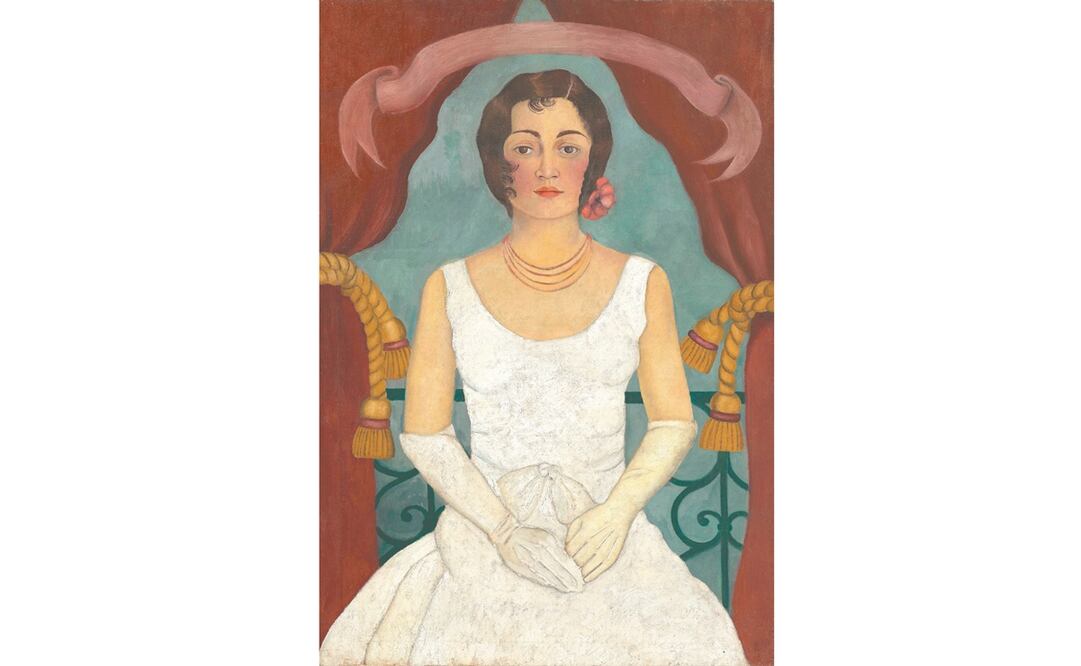 La dama de blanco es un retrato inconcluso de 1929. Fotos: Christie’s