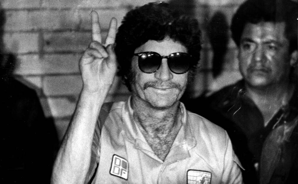 Ernesto Fonseca "Don Neto", considerado uno de los capos que aró el camino para el desarrollo de "los grades cárteles" de la droga en México. Preso por el aseisnato del agente de la DEA, Enrique Camarena. Foto: Héctor Martínez/Archivo EL UNIVERSAL.