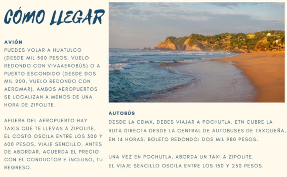Cuánto cuesta viajar a Zipolite, en pareja