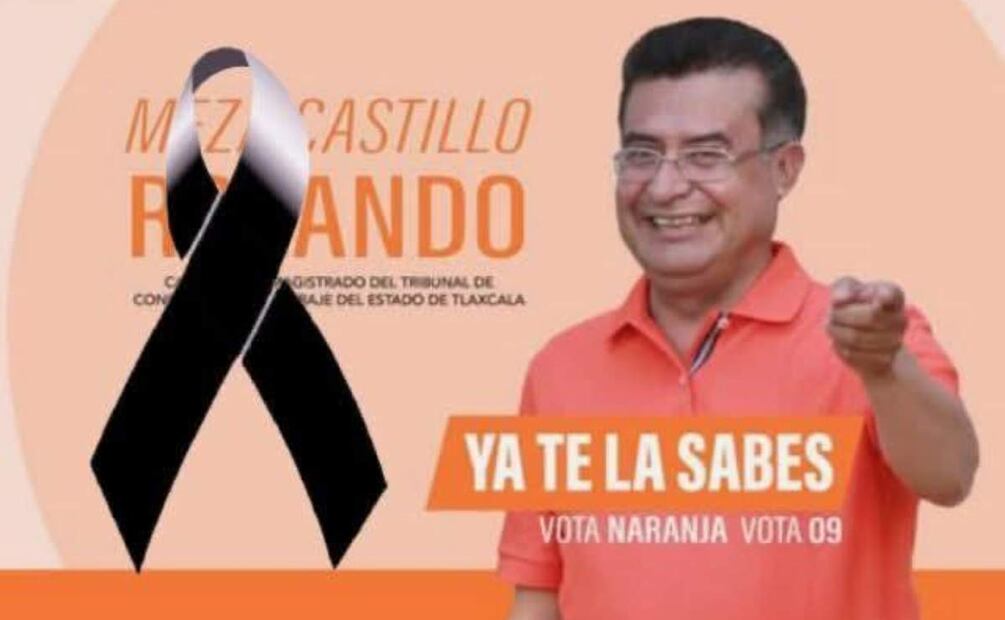 Rolando Meza Castillo, magistrado en funciones y candidato al Tribunal de Conciliación y Arbitraje (TCyA) de Tlaxcala (16/05/2025). Foto: Especial