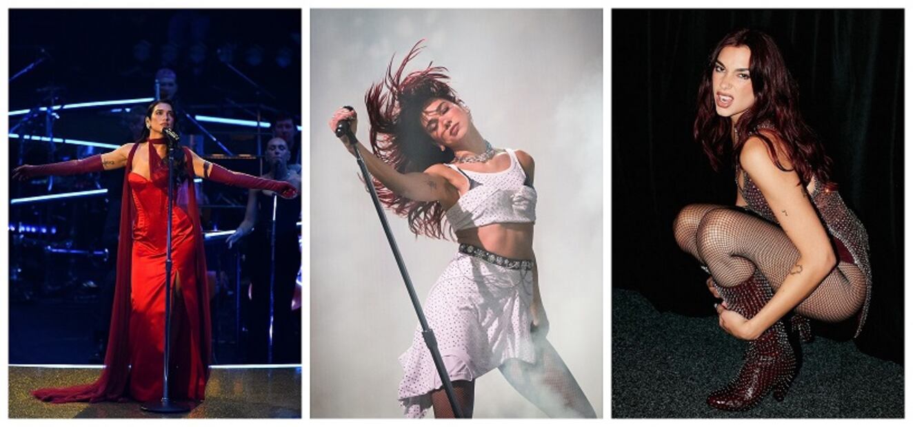 Foto: Instagram @illjahjah. De izquierda a derecha: Jean Paul Gaultier, Acne Studios y Gucci personalizado