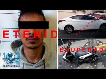 Detienen a presunto líder de banda dedicada al robo de vehículos en Naucalpan